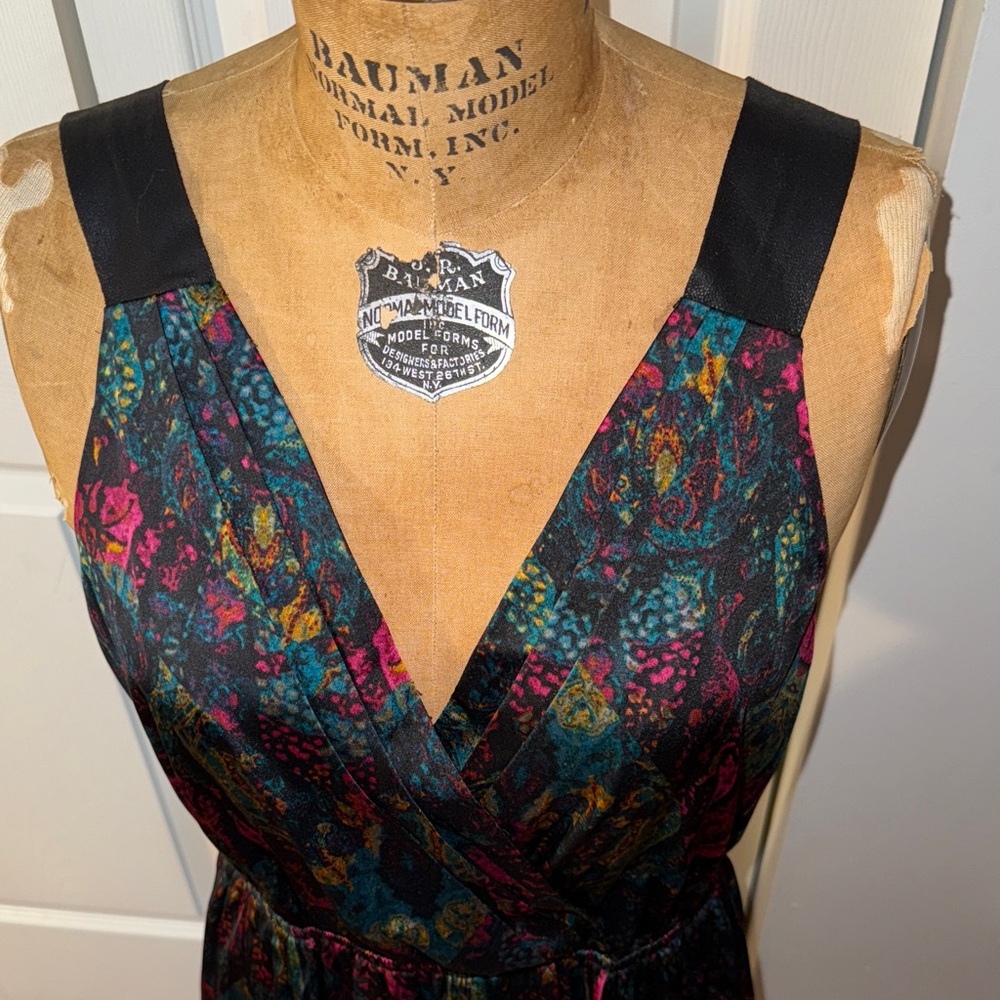 Bcbgeneration Black And Multicolored Mini Dress - image 3